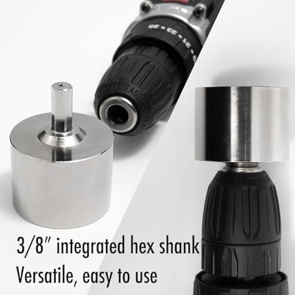 Full-Metal Copper Pipe Cleaner, Tube Cleaning Brush for Drill with Replaceable Brushes, for Professional Plumbers and Industrial Purpose Triple Set