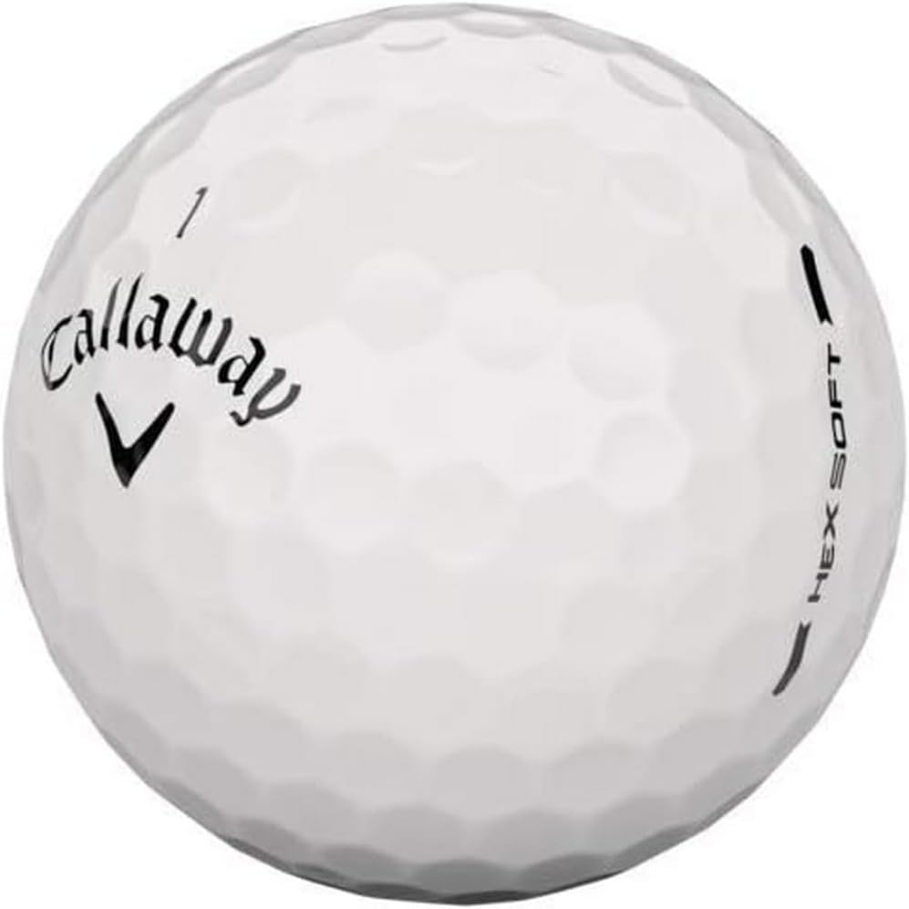 Callaway Golf Hex Soft Golf Balls 2019, White, One Dozen