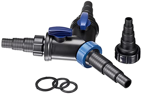 Oase 56668 Y-Splitter 1 1/2 Inch, Black - Water Distributor, Accessories for Universal Step Hose Nozzles, Distributor, Pump Accessories