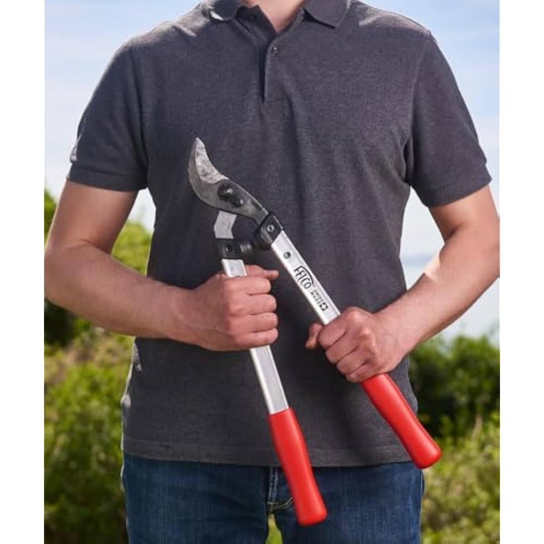 Felco 60cm Loppers Large Curved Cutting Head 35mm Cut, Lightweight 60cm Handles Shock Absorbers Tree Surgeon Professional Home Gardener Forestry Precision Manufacturing Process Swiss Made