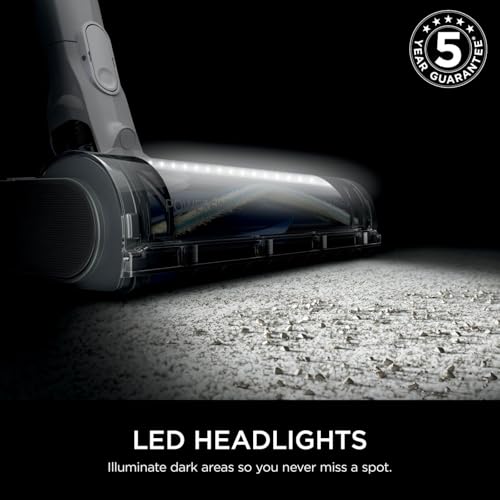 Shark PowerPro Cordless Vacuum Cleaner, Lightweight, Floor Detect Technology, Anti-Hair Wrap Technology, Anti-Allergen Complete Seal, Flexible, Handheld mode, Navy Metallic, IZ380UK