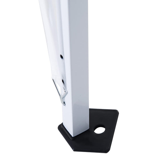 Outsunny 3 M x 3 M Base/ 2.5 M x 2.5 M Top Pop Up Gazebo, One Person Setup Instant with Carry Bag, Height Adjustable Slant Leg Party Tent Instant Event Shelter for Garden, Patio, Black