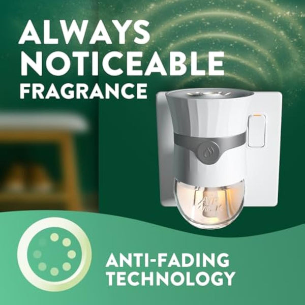 Air Wick Plug in Diffuser Refill, White Vanilla Bean, Pack 6 x 19ml, Long Lasting Fragrance, Lasts up to 600 days, Packaging may vary