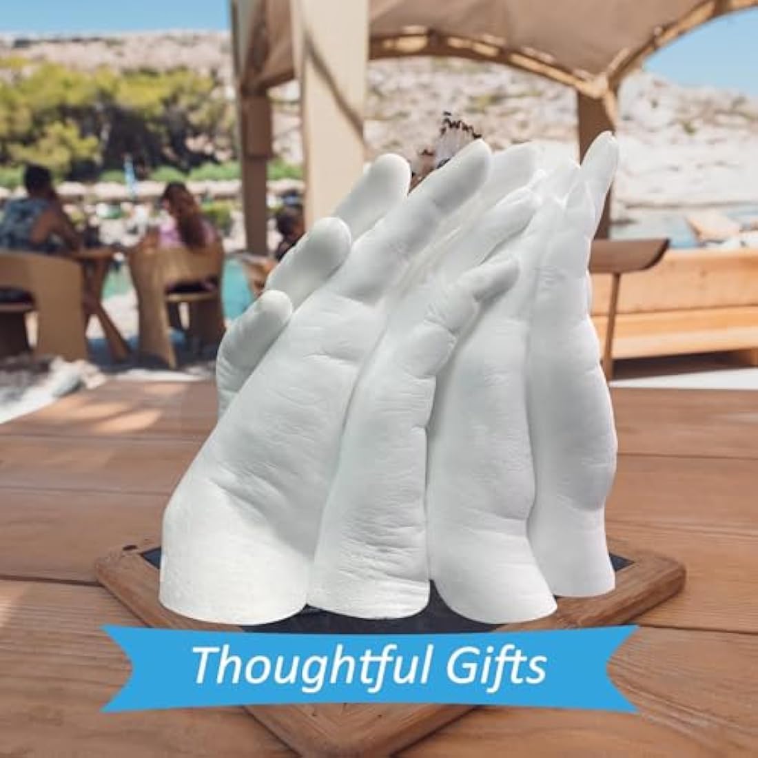 Family Hand Casting Kit Couples & Hand Molding Kit Family, Hand Mold Kit for Family by (Cast Up to 6 Hands)