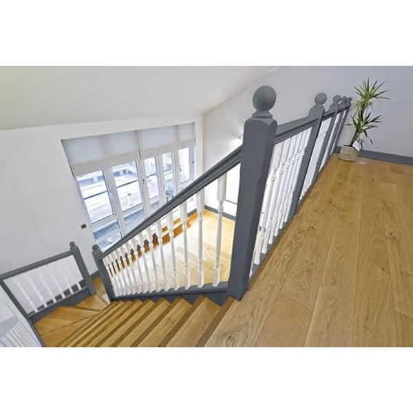 Johnstone's - Wood & Metal Paint - Satin Finish - Urban Sky - 750ml - Water Based - Non Drip & Quick Drying - Radiator Paint - Low Odour - Dry in 1-2 Hours - 8m2 Coverage per Litre