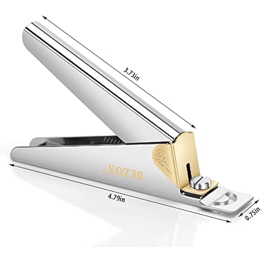 BEZOX Nail Clippers Professional Acrylic False Nail Clippers for Acrylic Nails, Sliver Nail Tip Cutter Nail Manicure Tool for Salon Home Nail Art