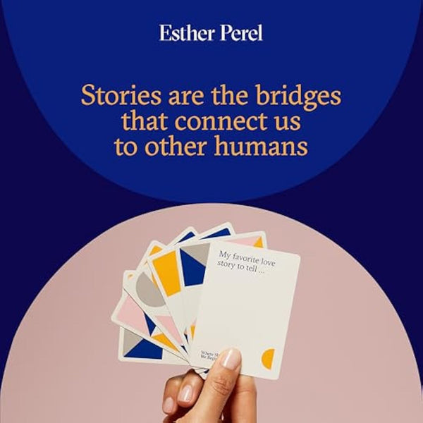 ESTHER PEREL Where Should We Begin? A Game of Stories - Conversation Cards for Couples & Friends - Interactive Game with 200 Prompt Cards - 2-6 Player - Card Games for Couples & Date Night