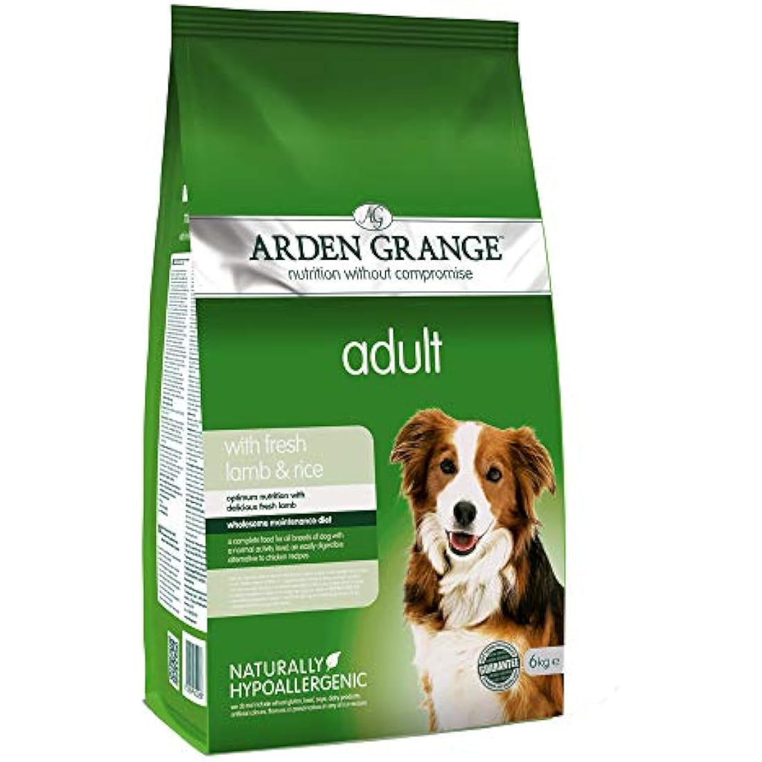 Arden Grange Adult Dry Dog Food with Fresh Lamb and Rice, 6 kg