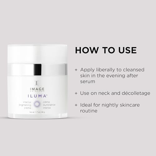 IMAGE Skincare, ILUMA Intense Brightening Crème, Facial Night Cream with Vitamin C to Minimize Appearance of Dark Spots and Discolouration, 48 g