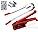 Apstour Heavy Duty Hand Pallet Strapping Banding Kit 3 -Manual Banding Set with Tensioner, Sealer, 100PCS Open Clips Seals for 11-19mm Width PET/PP Plastic Strap