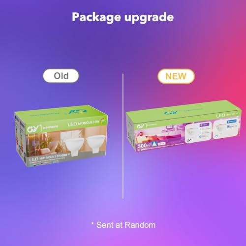 GY MR16 Smart LED Bulb,5W 300lm GU5.3 WiFi LED Light Bulb,Compatible with Alexa/Google Home 2.4 GHz WLAN,Dimmable Warm White Cold White and Multicolour Bulb, Control by APP, 6 PCS