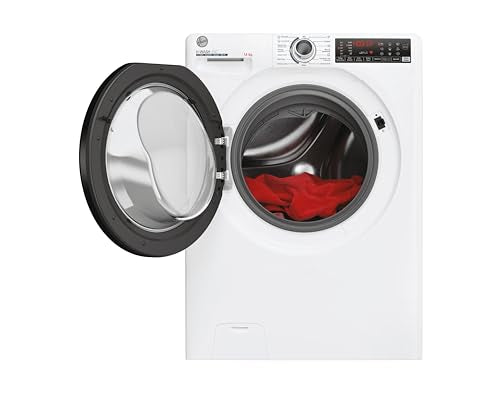 Hoover H-WASH 350 9kg Freestanding Washing Machine, 1400 RPM, A Rated, ECO-Power Inverter Motor, hOn App, 60 Programmes, Eco Doser, Power Care System, Graphite, 60x54x85 cm - H3WPS496TAMBR680