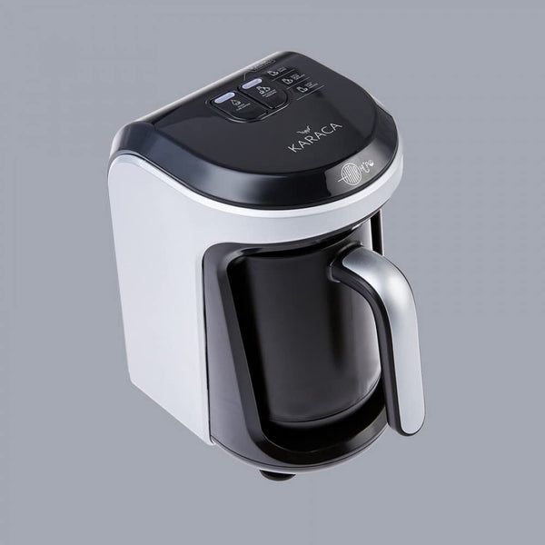 KARACA Hatr Hps Turkish Coffee Machine and Milk Steamer, Automatic One-Button Turkish Coffee Brewing Pot, Serve 5 Cups of Turkish Coffee at