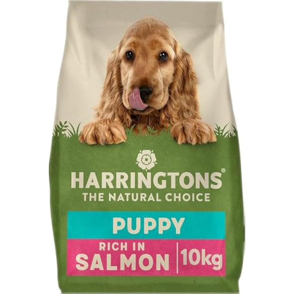 Harringtons Complete Puppy Dry Dog Food Salmon & Rice 10kg - Made with All Natural Ingredients