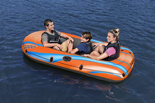 Bestway Inflatable Boat, Kondor Elite 2000, One-man Raft Heavy Duty Handles, Interlocking Valves, Multiple Sizes