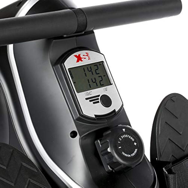 XS Sports R310 Home Rowing Machine-Folding with 10 Level Inner Magnetic Adjustable Resistance-Advanced Ultra Quiet Driving Belt- Indoor Fitness Rower