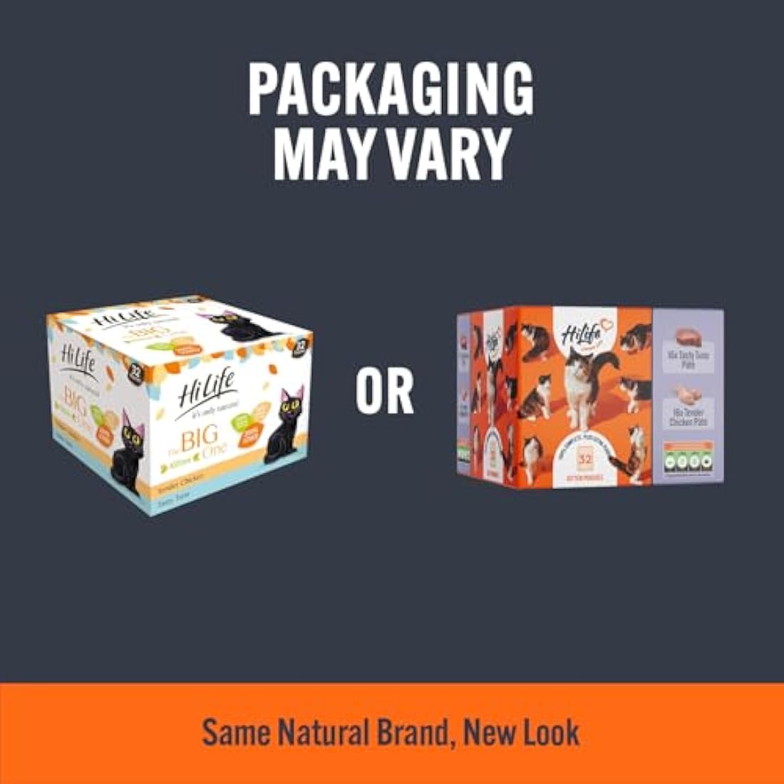 HiLife Kitten Wet Cat Food, Mixed Chicken & Tuna Pate Recipes, Complete Cat Food Pouches for Kittens 1 - 12 Months, 100% Natural & Grain Free (32 x 70g Pouches)