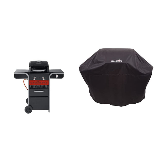Char-Broil Gas2Coal 440 Hybrid Grill Gas Barbecue, Black
