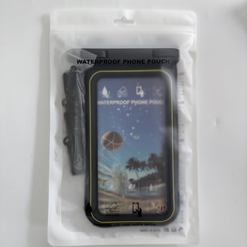 Floating Waterproof Phone Pouch, IPX8 Universal Waterproof Phone Case for Swimming Dry Bag Underwater for iPhone 16 Pro Max 15 Pro 14 Samsung S25 S24 S23 Ultra Huawei Xiaomi etc, Up to 6.9"