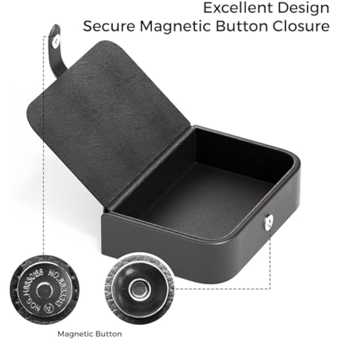 HOVERAir Black Portable Case 105g Specifically Designed X1 Drone, 13,7 cm × 9,7 cm × 4 cm, Pocket-Sized, Made of Stylish PU Material, with Waterproof, Dustproof and Shockproof Features