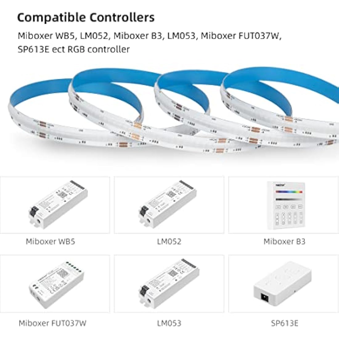 BTF-LIGHTING FCOB COB RGB Flexible High Density LED Strip 5M 840LED/M 4200LEDs DC24V 16W/M IP30 Non Waterproof Multicolour for DIY Home Decoration (Power Supply&Controller NOT Included)