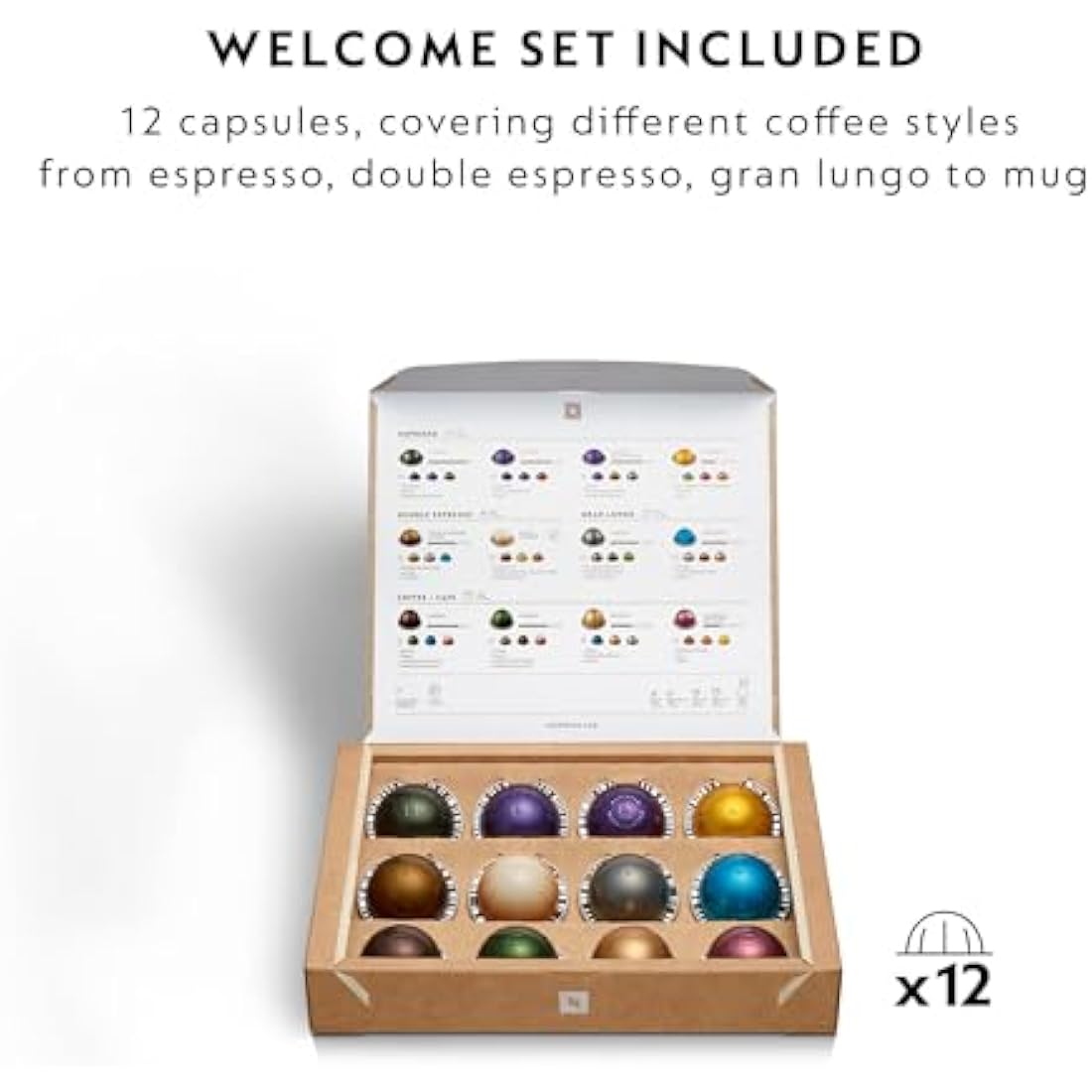 Nespresso Krups Vertuo pop coffee pod machine, Lilac