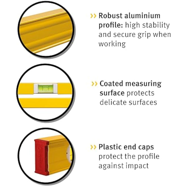 80 AS Spirit Level 2 Vial 19166 80cm