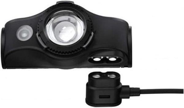 Ledlenser MH5 - Rechargeable Outdoor LED Head Torch, Super Bright Powerful 400 Lumens Headlamp, 2 in 1 Headlamp/Handheld Torch, Running Headlight, Hiking Torch, Up to 35 Hours Charge (Black/Grey)