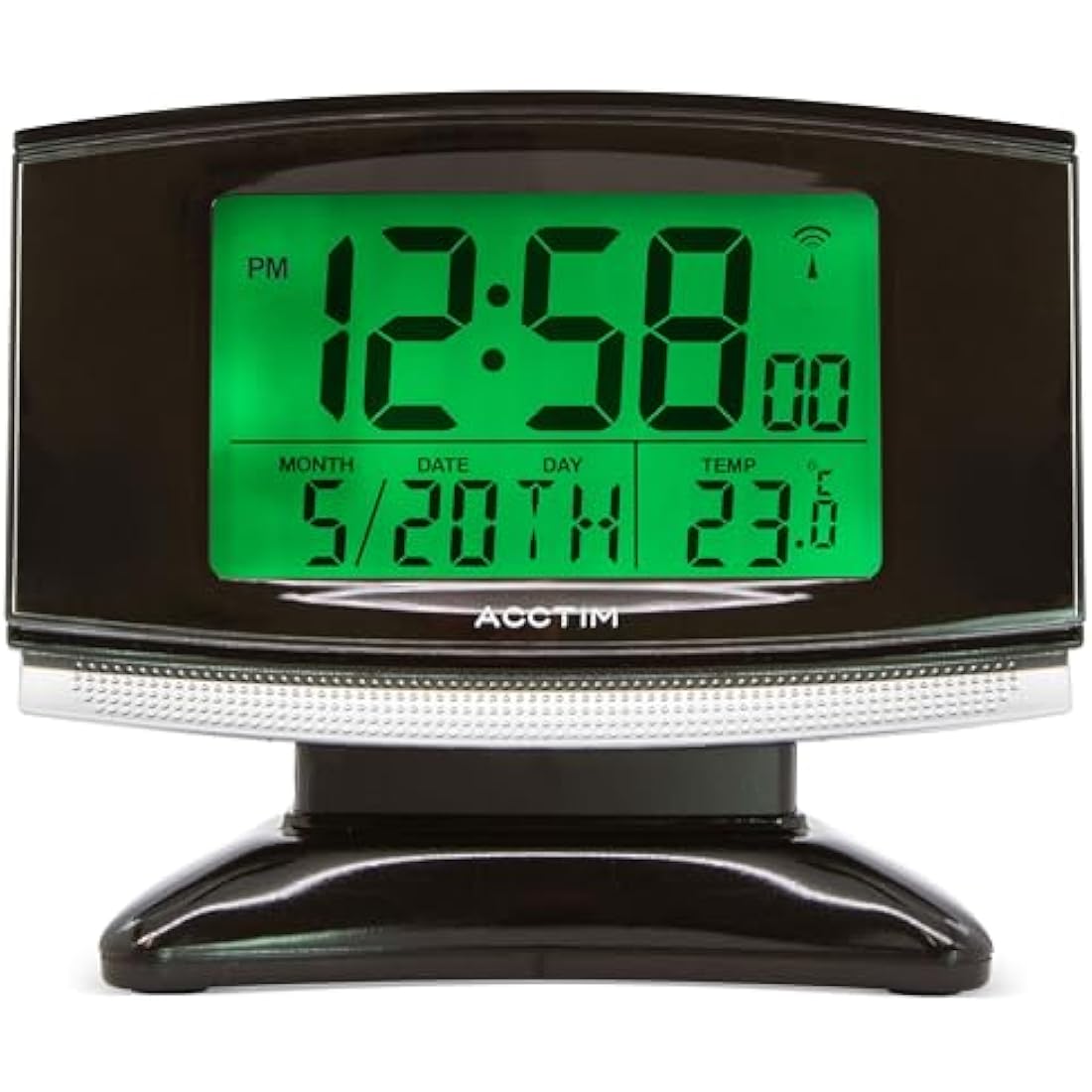 Acctim 71207 Acura Smartlite® Radio Controlled Alarm Clock, Black