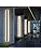 LED Long Wall Lamp Villa Wall Lamp Villa Porch Wall Lamp Outdoor IP65 Waterproof Wall Lights Black Long Light Bar Aluminum Outdoor Wall Lamp Acrylic Warm Light Garden Light-80CM,Warmes Licht