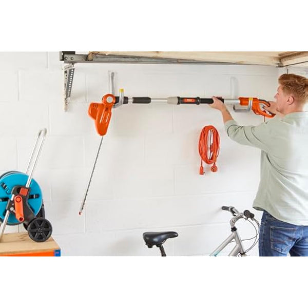 Flymo EasiCut Reach 480 Electric Hedge Trimmer, Orange