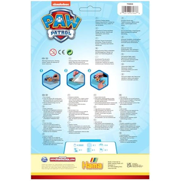 Hama Beads Paw Patrol Hanging Box, Arts and Crafts Beads for Children Ages 5+, Official Hama Beads Paw Patrol Set