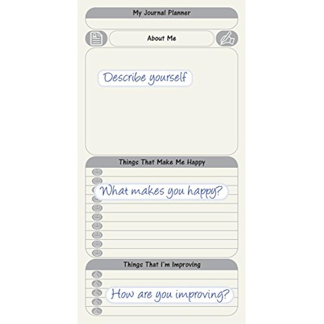 2 Pack Calendar To-Do List Weekly Planner Refill Insert for Standard Traveller's Notebook Leather Journal - 21x11cm Ideal Weekly Diary Notebook