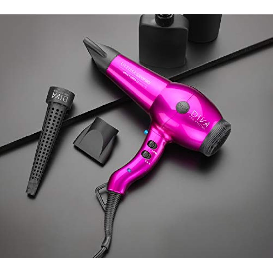 The Diva Professional Styling Ultima 5000 Hairdryer, Pink