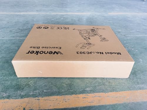 Wenoker Exercise Bike APP Compatible, Indoor Cycling Spin Bike for Home Gym Use with LCD Display&Tablet Holder, Fitness Bike Exercise Equipment Cardio Training Machine