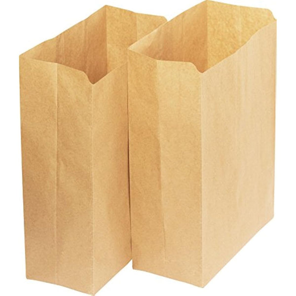 Alina 50 x 25L Compostable Paper Pedal Bin Bag/Food Box Liner/Biodegradable Brown 25 Litre Paper Sack (50 bags)