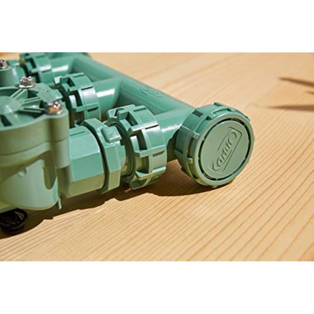 Orbit 57253 3 Valve Manifold, Green
