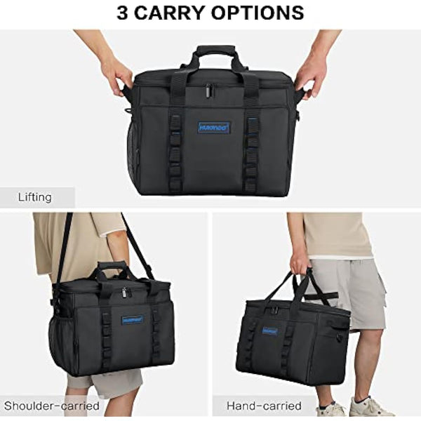 Hulongo Cool Bag 30L Insulated Cooler Bag Waterproof Picnic Thermal Bag For Camping, Travel, Grocery Shopping & Fishing