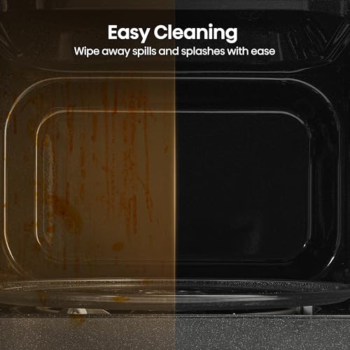 Hisense H23MOBSD1HUK 23 Litre 800W electronic Microwave with Auto Defrost, Digital Display, Smart Cook, Multi level cooking and Easy Clean- Black