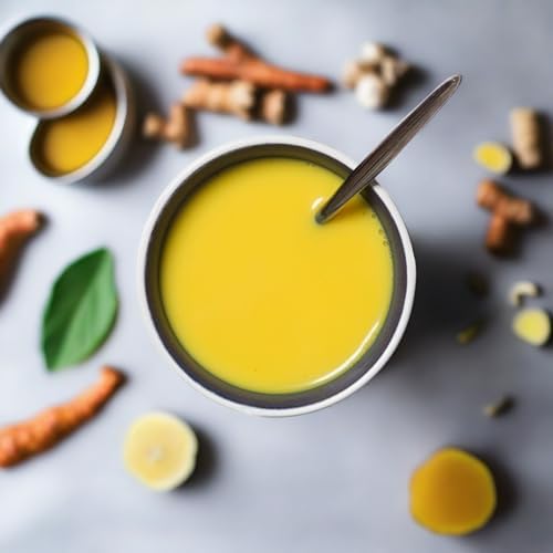 ABBCo Turmeric Beef Bone Broth Concentrate with Ginger, Black Pepper – Healthy Digestive Beverage Boosting Bone and Joint Health - Halal Collagen Protein Enriched