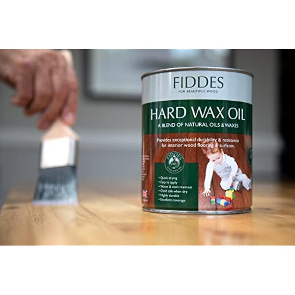 Fiddes Satin Finish Hard Wax Oil 250 ml, Clear