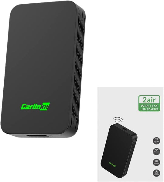 2024 CarlinKit 5.0 2air Wireless Adapter for Apple CarPlay and Android Auto,For cars wired apple CarPlay or wired Android Auto Function,(Model year:2017 to 2024) plug and play
