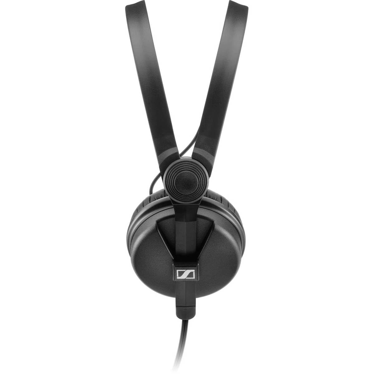 Sennheiser HD 25 LIGHT Lightweight On-Ear DJ & Monitoring Headphones | Robust Single Headband Design | 1.5M Dual-Sided Detachable Cable & 1/4" Jack Adaptor Included | Black (508664)