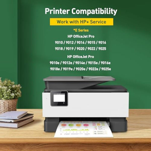 KINGJET 963XL Ink Cartridges Multipack Remanufactured for HP 963XL 963 for HP Officejet Pro 9010e 9010 Ink Cartridges 9012 9012e 9020 9020e 9014 9014e 9015 9015e 9018e 9019e 9022 9025e