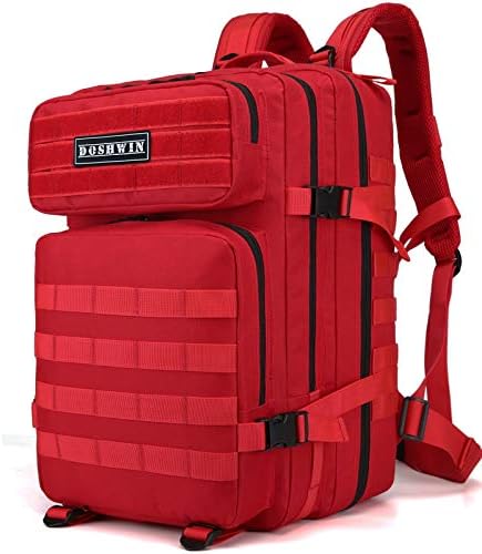 Doshwin 40L Military Backpack Tactical Army Assault Pack Molle Camo Rucksack for Camping Trekking Travel Hiking