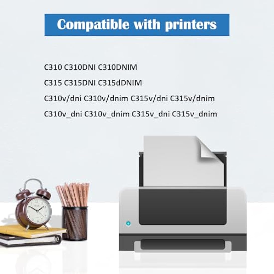 ASEKER C310 C315 Toner Cartridge Compatible for Xerox C310DNI C310DNIM C315DNI C315DNIM Laser Printer 006R04356 006R04357 006R04358 006R04359