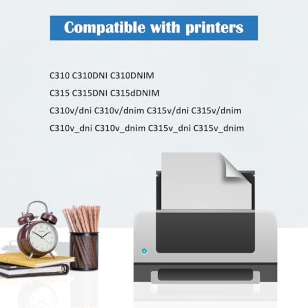 ASEKER C310 C315 Toner Cartridge Compatible for Xerox C310DNI C310DNIM C315DNI C315DNIM Laser Printer 006R04356 006R04357 006R04358 006R04359