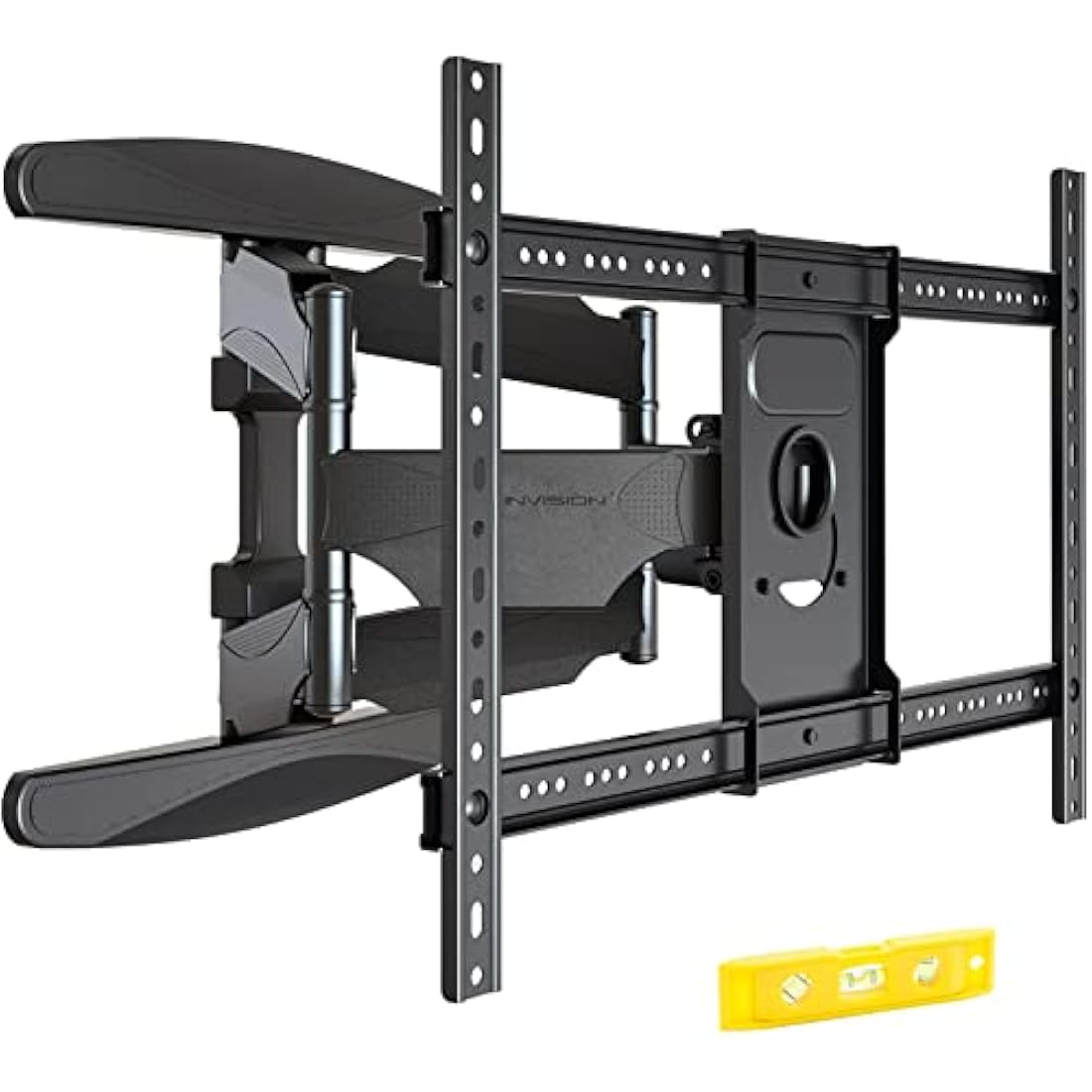 Invision Ultra Strong TV Wall Bracket Mount Double Arm Tilt & Swivel for 37-75 Inch (94-190.5cm) LED LCD OLED Plasma & Curved Screens - Up to VESA 600mm(w) x 400mm(h) - Max Load 50kg (HDTV-DXL)