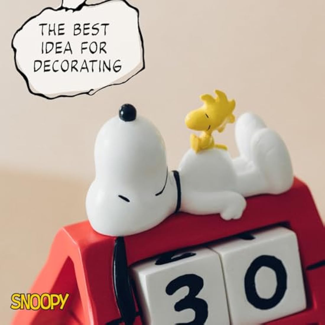 Grupo Erik Perpetual Calendar - Snoopy Merchandise | Desk Calendar, Home Office Desk Accessories, Home Decor Accessories | Peanuts Snoopy Gifts For Dog Lovers