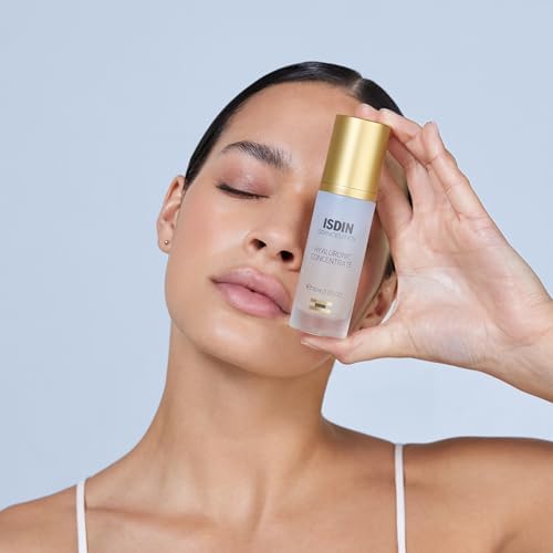 ISDIN Isdinceutics Hyaluronic Concentrate (30ml) | Hydrates and Plumps skin | wrinkle smoothing | reduces pores and sebum production